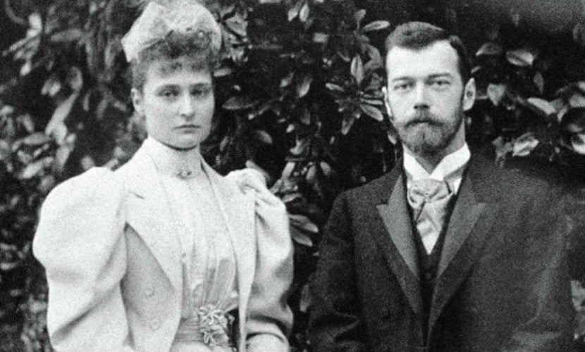 Nicolas II and his wife Alexandra Fedorovna