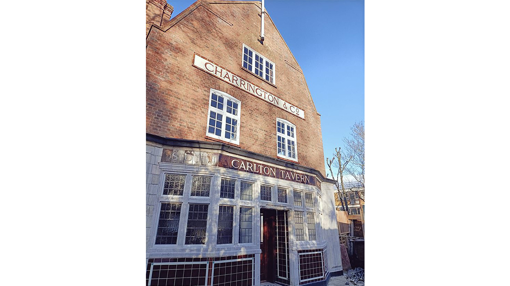 Паб после сноса и восстановления. Фото: Carlton Tavern